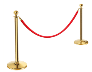 Gold Stanchion