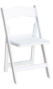 White Resin Chair