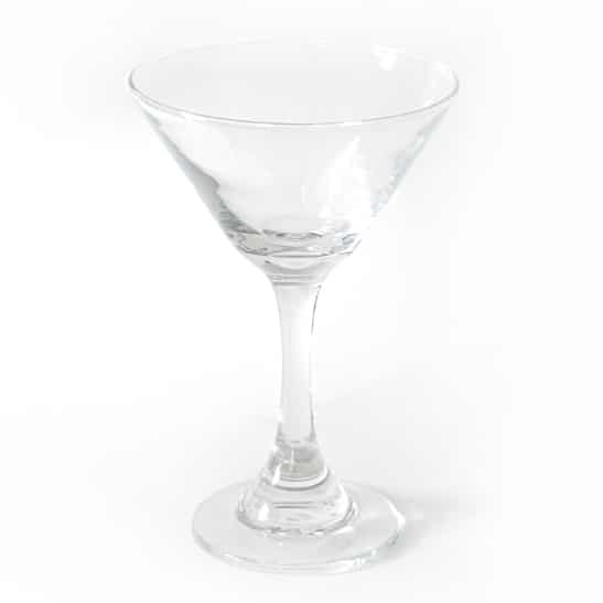 martini glass rentals