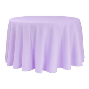 Lavender Round Tablecloth 120″