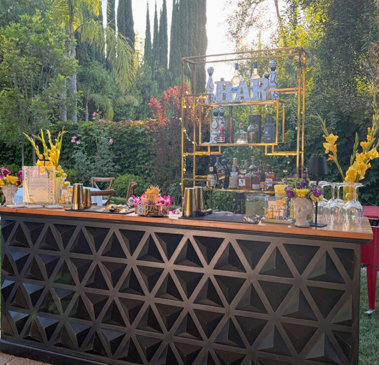 Timeless Event Rentals Timeless Bar Black - Trio Event Rentals - Rent upscale party rentals