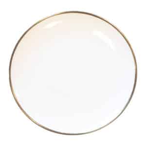 Signature Gold Rim Dinner Plate 10.5″
