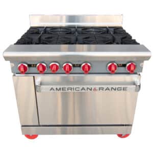 6 Burner Range Stove 36″
