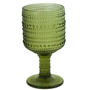 Jules Jade Goblet Glass