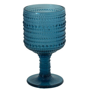 Jules Sapphire Goblet Glass