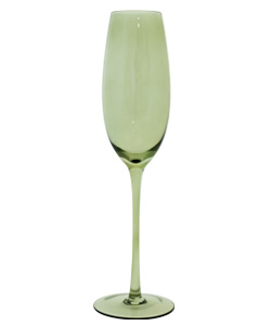 Smokey Olive Champagne Flute