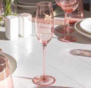 Pirlo Lucid Blush Champagne Glass