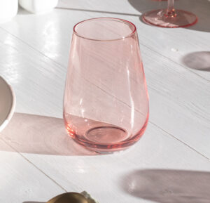 Pirlo Lucid Blush Stemless Glass