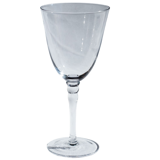 Venetian Red Wine Glass