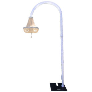 Beaded Chandelier With Shepherd Hook
