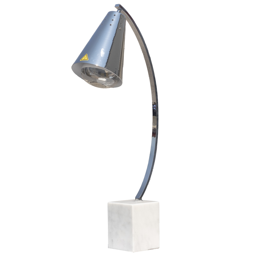 White Stainless Steel Food Lamp