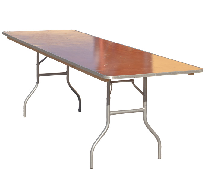 8ft Rectangular Table Long
