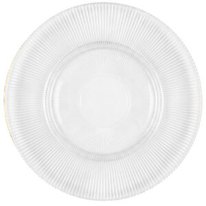 Oliver Ghost Clear Charger Plate